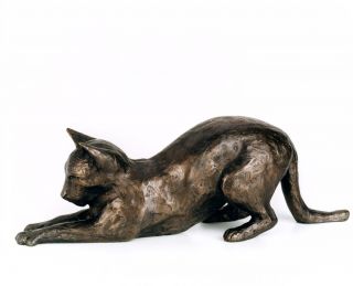 Skulptur Katze Silvester